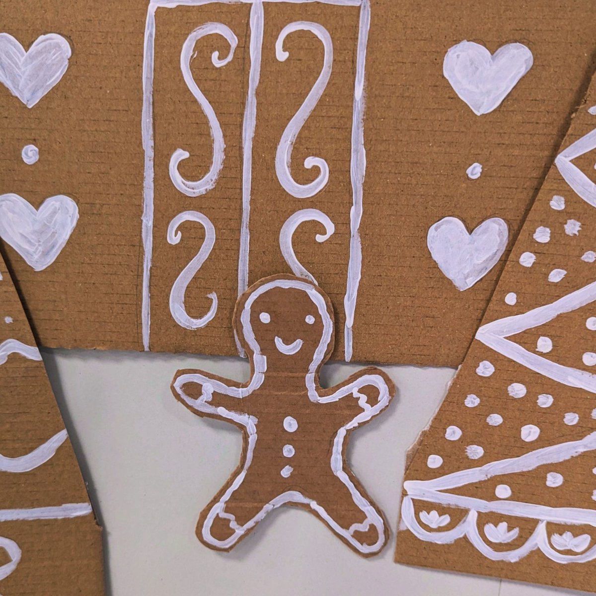 FurnessLRC's tweet photo. Our Gingerbread village has been built just in time for the festive season! Including a gingerbread person, dog, and familiar building...#furnesslrc #librarydisplay #gingerbreadvillage #christmas https://t.co/PJuHoROR9o