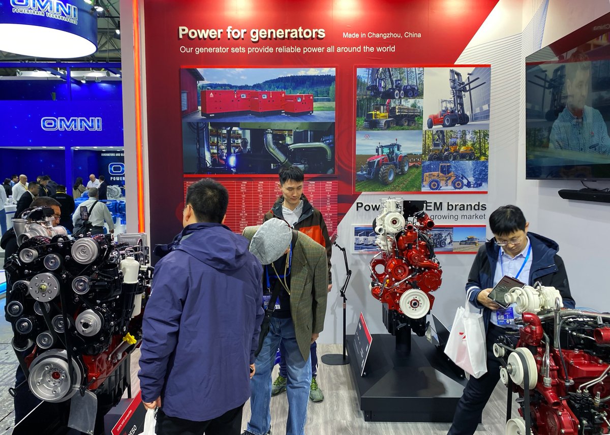 #baumaCHINA2024 trade show is in full swing!

Visit the AGCO Power booth 826 in hall N5 &amp; have a chat with our experts and see the latest power solutions for both off-road work and power generation.

See you in Shanghai until November 29th! 👋

#weareAGCO #baumachina2024
