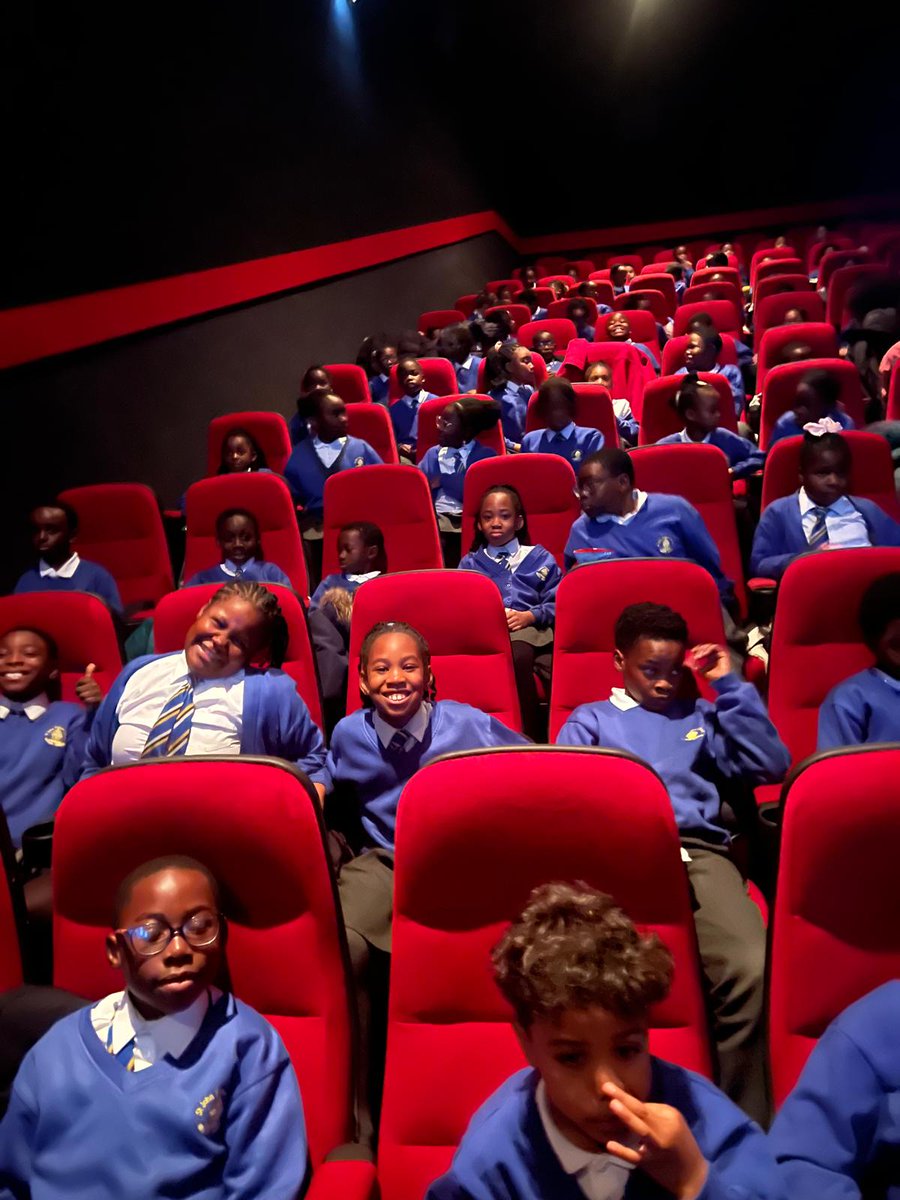 StJohnFisherCPS's tweet photo. We  took Years 1,2,3 &amp; 4 to the cinema for the Into Film Festival, and it was a blast! The kids were buzzing with excitement, enjoying fantastic films and learning so much. Such a brilliant way to spark their creativity and love for cinema! 🍿✨ #IntoFilmFestival https://t.co/J9c6Y5r97Y