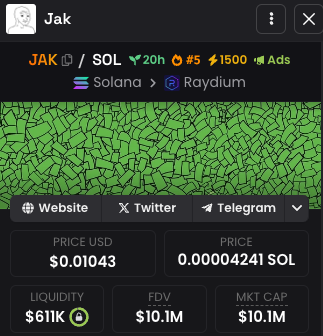 wifimoneykila's tweet photo. The ticker is $JAK https://t.co/WyTZF8ggx2