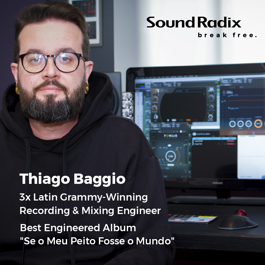 Sound Radix (@soundradix) on Twitter photo A huge congratulations to Latin Grammy winner Thiago Baggio <a href="/thiagobaggio1/">Thiago Baggio</a> for his win in the Best Engineered Album category! 👏
We’re thrilled to celebrate our talented user on this incredible achievement. Here’s what Thiago shared about using Sound Radix tools in his workflow: A huge congratulations to Latin Grammy winner Thiago Baggio <a href="/thiagobaggio1/">Thiago Baggio</a> for his win in the Best Engineered Album category! 👏
We’re thrilled to celebrate our talented user on this incredible achievement. Here’s what Thiago shared about using Sound Radix tools in his workflow: