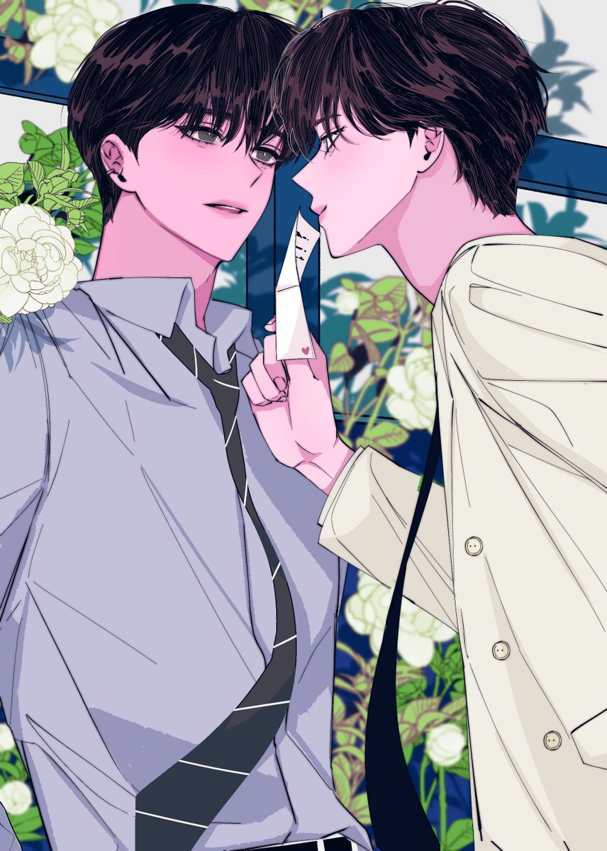 윤홍카페협력그림 이제야 올림. 🙇🙇