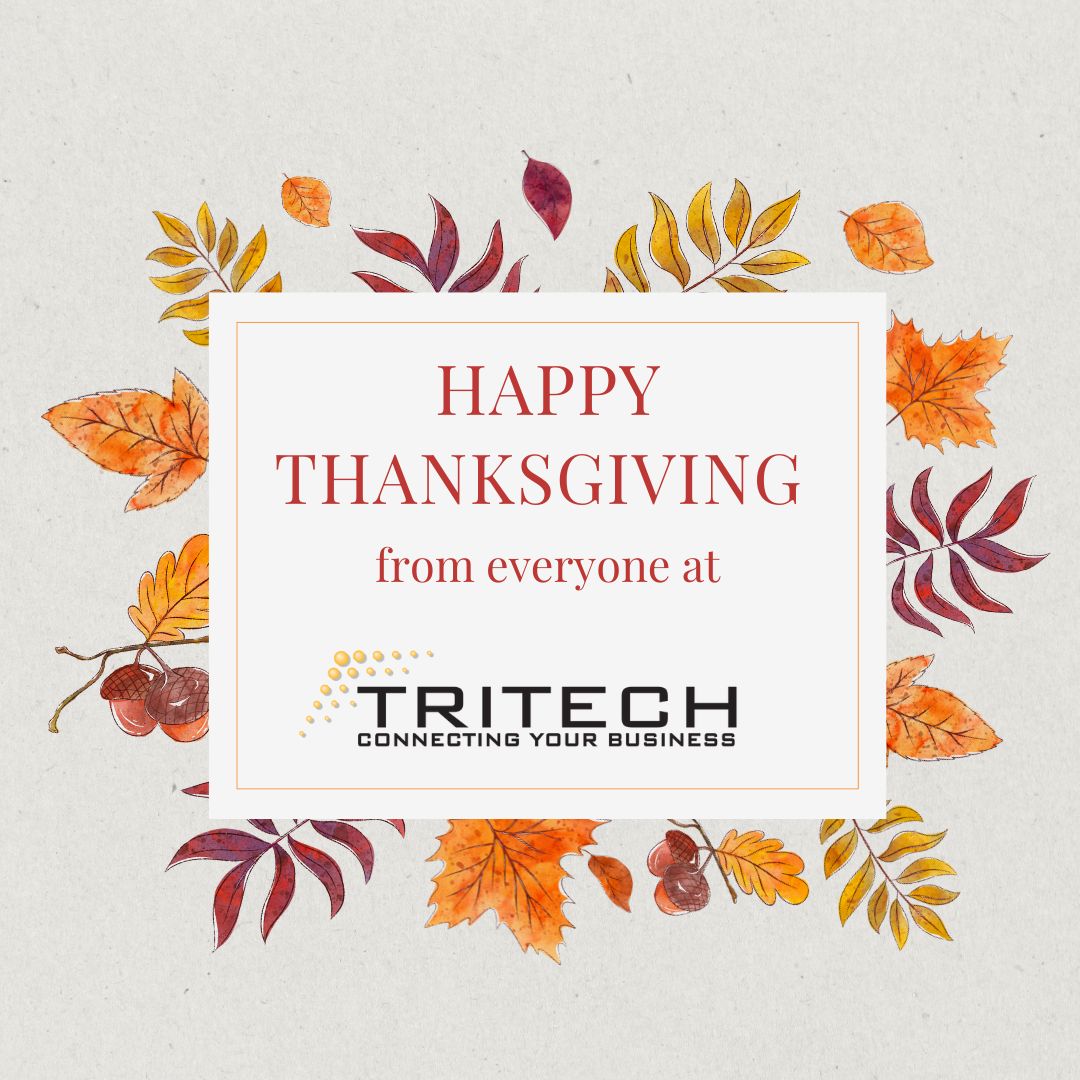 TRITECHComm's tweet image. During this Thanksgiving season, we want to pause and extend our heartfelt thanks to all those who contribute to the success of our company – our dedicated employees, valued clients, and supportive collaborators. We are wishing everyone a very Happy Thanksgiving!