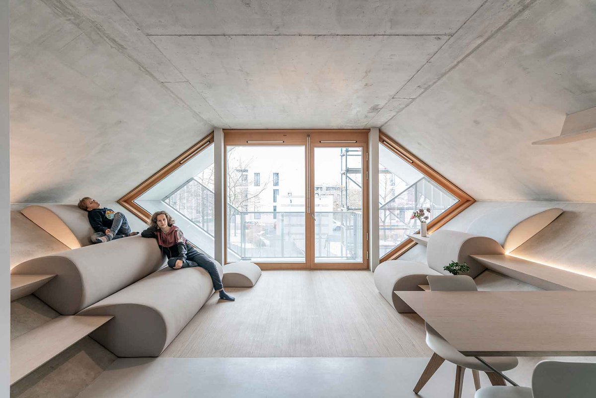 concretecentre's tweet photo. Could Munich’s honeycomb housing hold the key to urban living? #PeterHaimerl #Wabenhaus. In #CQAutumn, online now https://t.co/4tlZEGMLjX https://t.co/dlhuWpJVjQ