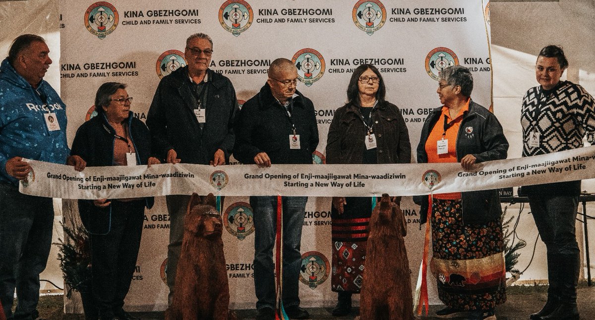 KGCFS's tweet photo. KGCFS Announces Grand Opening of Enji-maajiigawat Mina-waadiziwin: A New Facility to Empower First Nation Youth 

Visit link to read more:  https://t.co/fFLD7GVlqX https://t.co/lFkETwgMuk