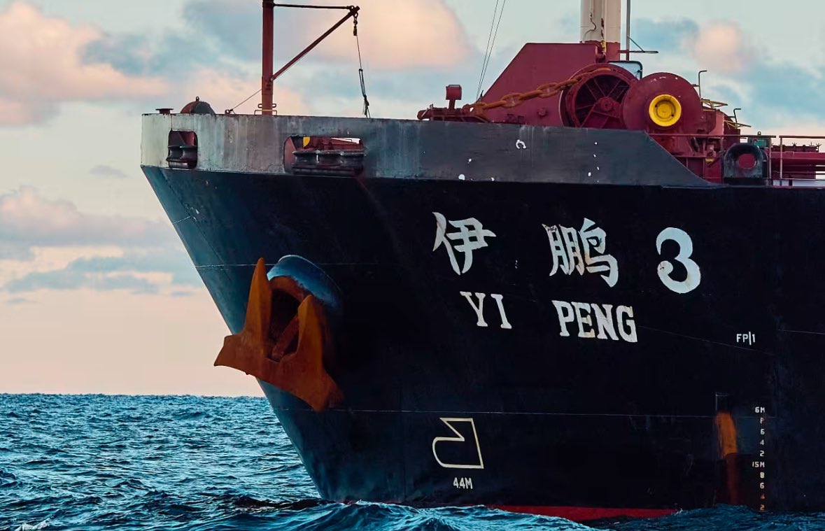 JUST NOW: Investigators now believe that a Chinese ship deliberately severed two critical data cables last week by dragging its anchor across the Baltic seabed for over 100 miles.

Their probe now centers on whether or not the captain was induced by Russian intelligence.