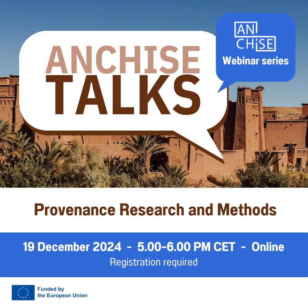 ANCHISE Project (@anchiseproject) on Twitter photo 🏛 ANCHISE Talks - December 19, 5.00 PM CET
📅 This episode will be a conversation with Anne-Lise Guigues from Ecole du Louvre and Hélène Ventimiglia from <a href="/IcomOfficiel/">International Council of Museums (ICOM)</a>
"Provenance Research and Methods"
🌐 Online
➡ Save your spot for this event
forms.gle/wBihjwFqYDqmXg… 🏛 ANCHISE Talks - December 19, 5.00 PM CET
📅 This episode will be a conversation with Anne-Lise Guigues from Ecole du Louvre and Hélène Ventimiglia from <a href="/IcomOfficiel/">International Council of Museums (ICOM)</a>
"Provenance Research and Methods"
🌐 Online
➡ Save your spot for this event
forms.gle/wBihjwFqYDqmXg…