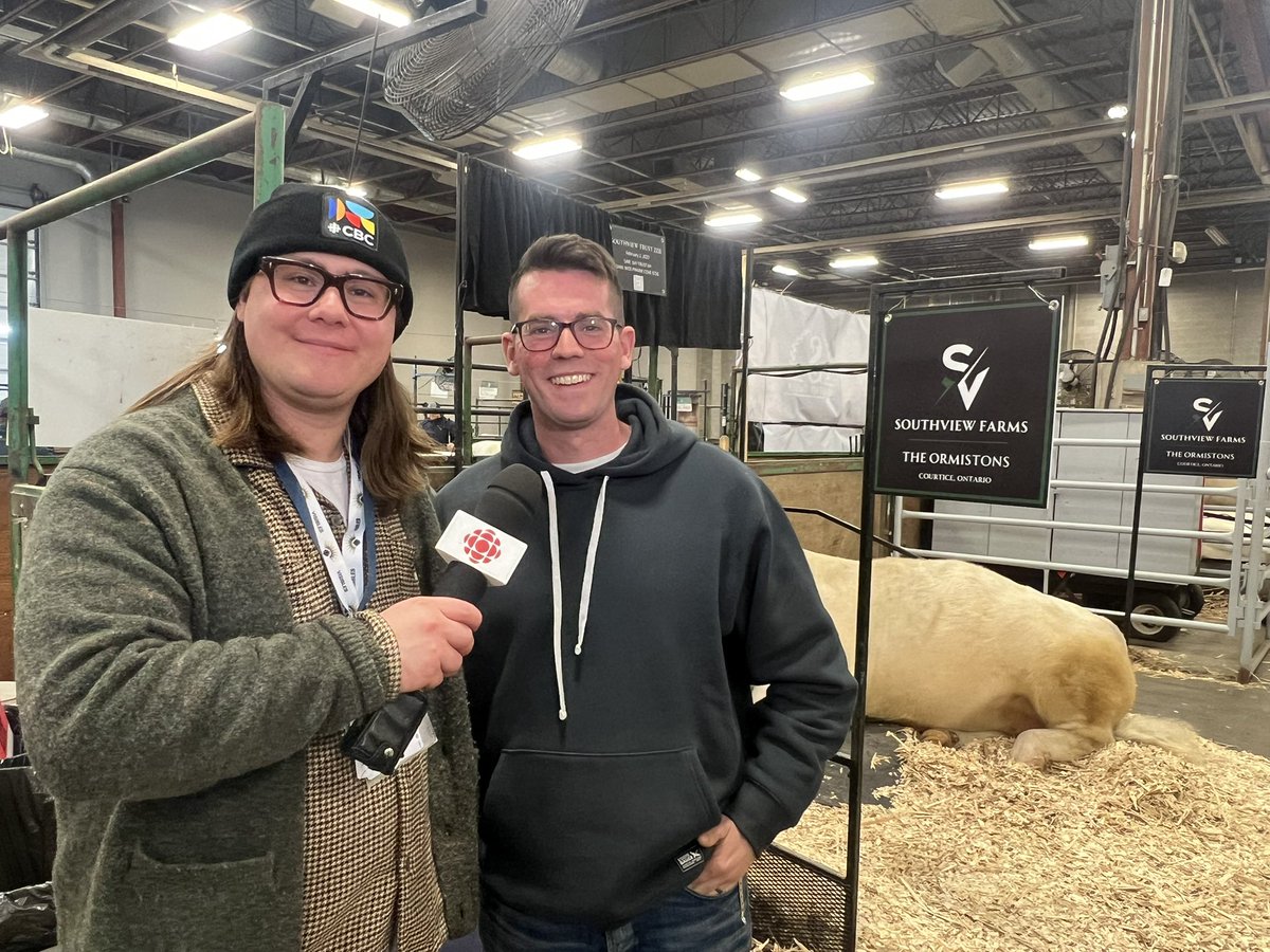 K_Ormiston's tweet photo. Thrilled to have had the opportunity to talk with CBC and discuss our passion for agriculture, along with all our adventures leading up to Canadian Western Agribition https://t.co/hsz7bBqONp