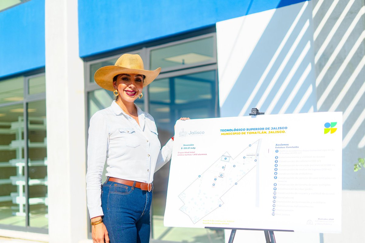 YussaraCG's tweet photo. Celebro la inauguración del nuevo Tecnológico Superior en Tomatlán, un paso firme hacia un futuro lleno de oportunidades. La educación es la mejor inversión para transformar vidas y construir un Jalisco más fuerte. ¡Sigamos avanzando! 

#Educación #Jalisco #Diputadadelpueblo https://t.co/LgJTFNUNAY