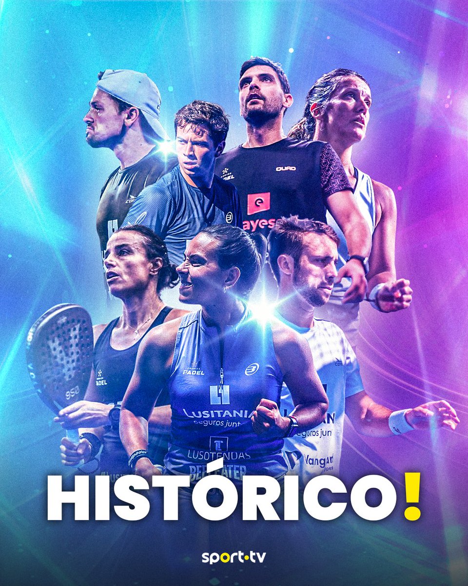 Pela primeira vez, Portugal contou com 7 jogadores num quadro principal da Premier Padel, dos quais 6 passaram à segunda ronda 🙌🇵🇹

Parabéns, craques!

#sporttvportugal #PADELnaSPORTTV #PremierPadel