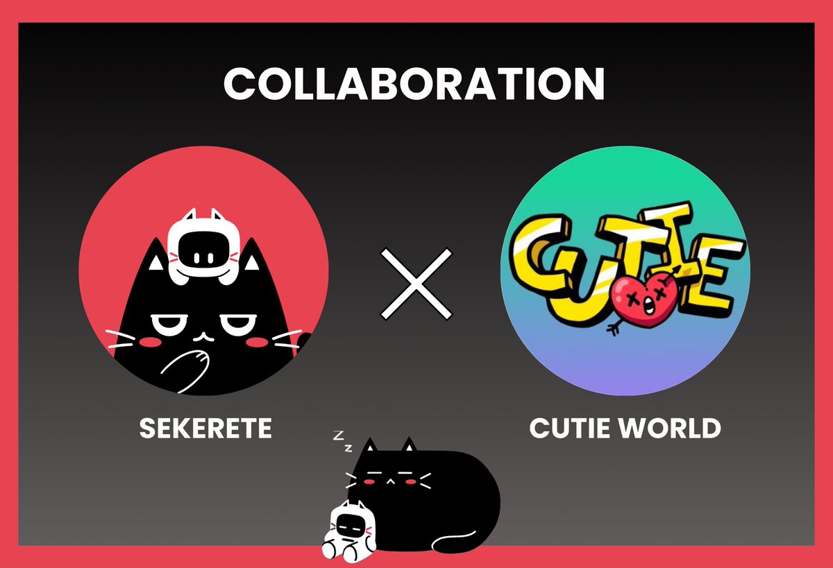 We are glad to announce that we have collaborated with @Cutie__World 

Check out our discord to secure spot and don’t miss out!