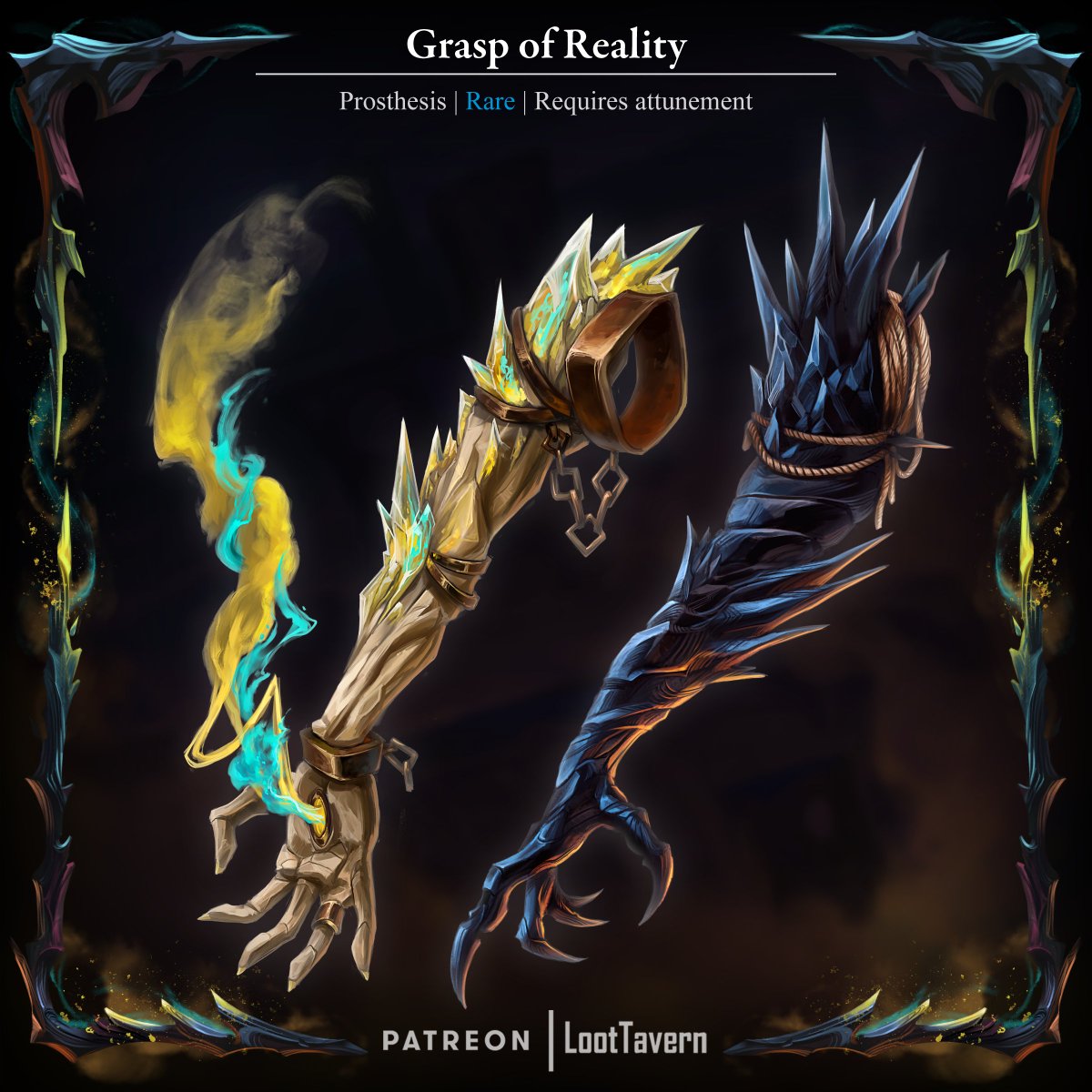 loottavern's tweet photo. Space and time in the palm of your hand... er, palms. Palms of your hands? Look it's both hands--
#dnd #5e #homebrew #darkwings https://t.co/C56RtoNtSt