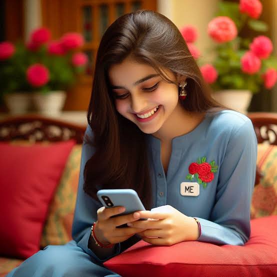 😘😘चांद रोज़ छत पर आकर इतराता बहुत था,
🥰🥰कल रात मैंने भी उसे तेरी तस्वीर दिखा दी........!