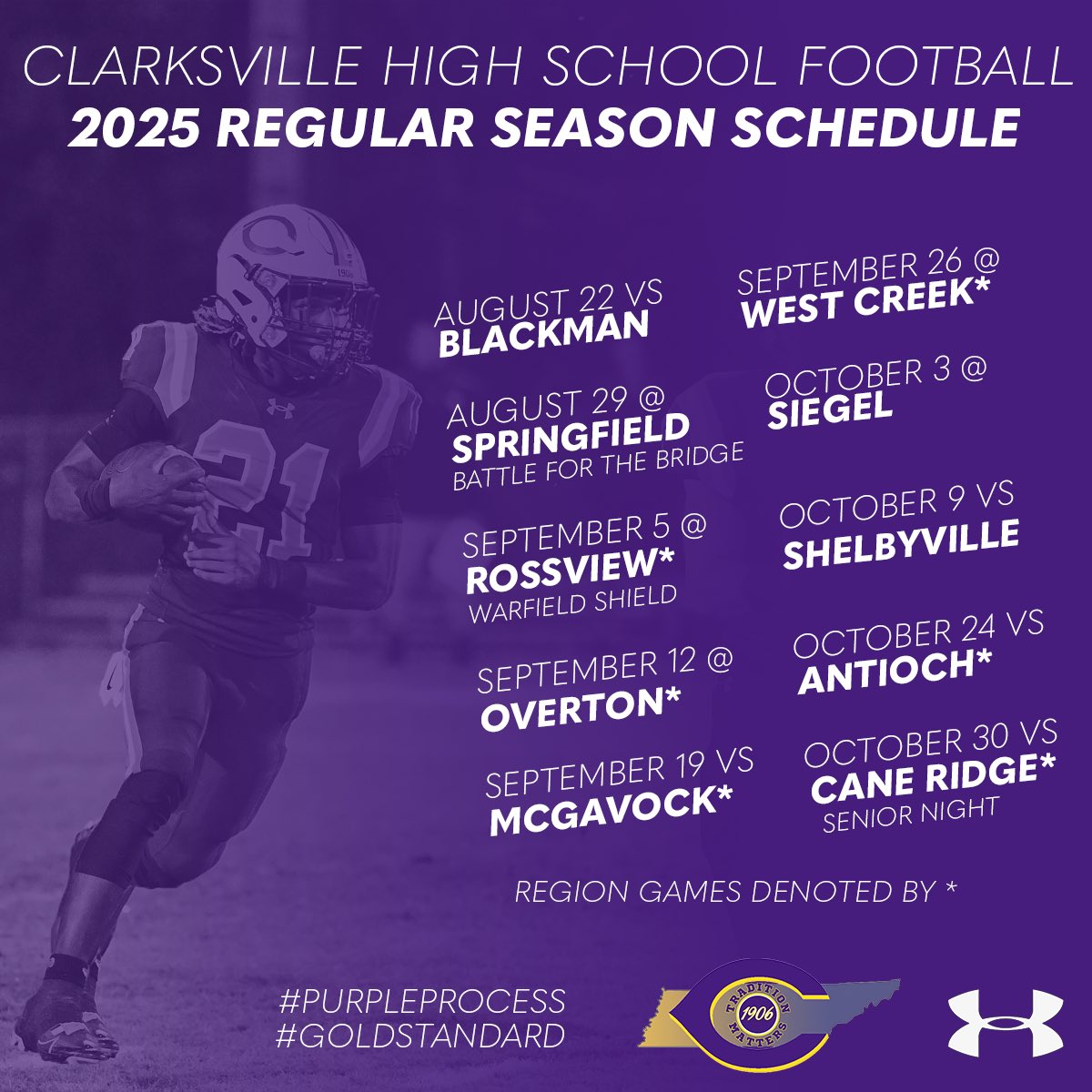 Mark your calendars for Fall 2025! #PurpleProcess #GoldStandard