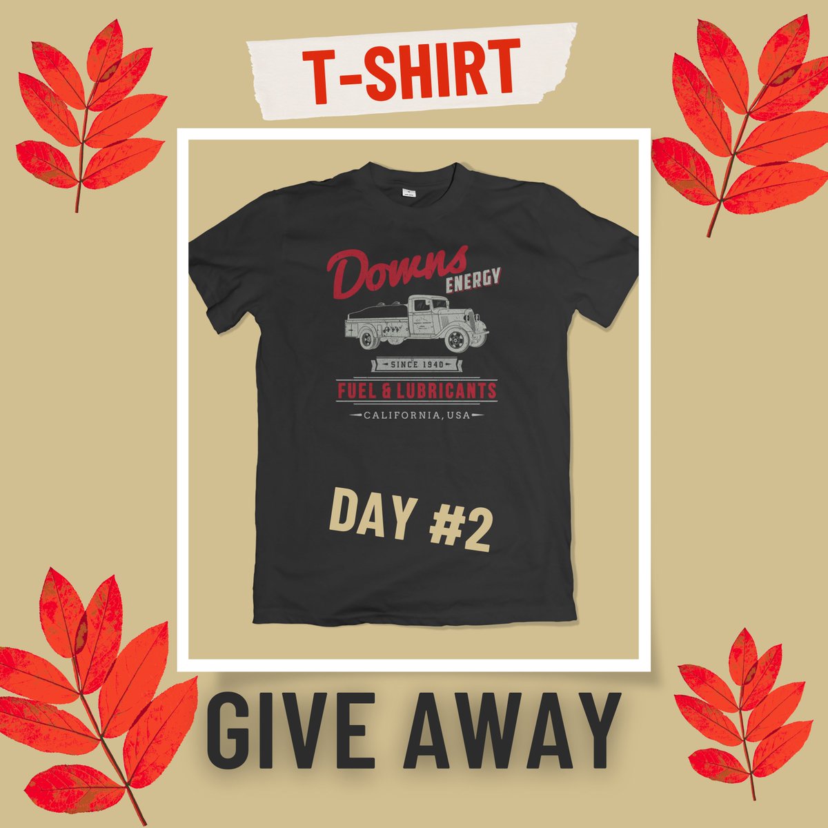 Downs_Energy's tweet photo. 🦃 Day 2 of the Thanksgiving Giveaway! 🦃

Win a Downs Energy Retro Trucker T-shirt:

1️⃣ Like this post
2️⃣ Comment with what you’re most grateful for
3️⃣ Tag a friend who brings joy to your life
4️⃣ Follow us for more fun updates
Two winners will be picked today at 5pm! 🏆 https://t.co/KBOl1ey09K