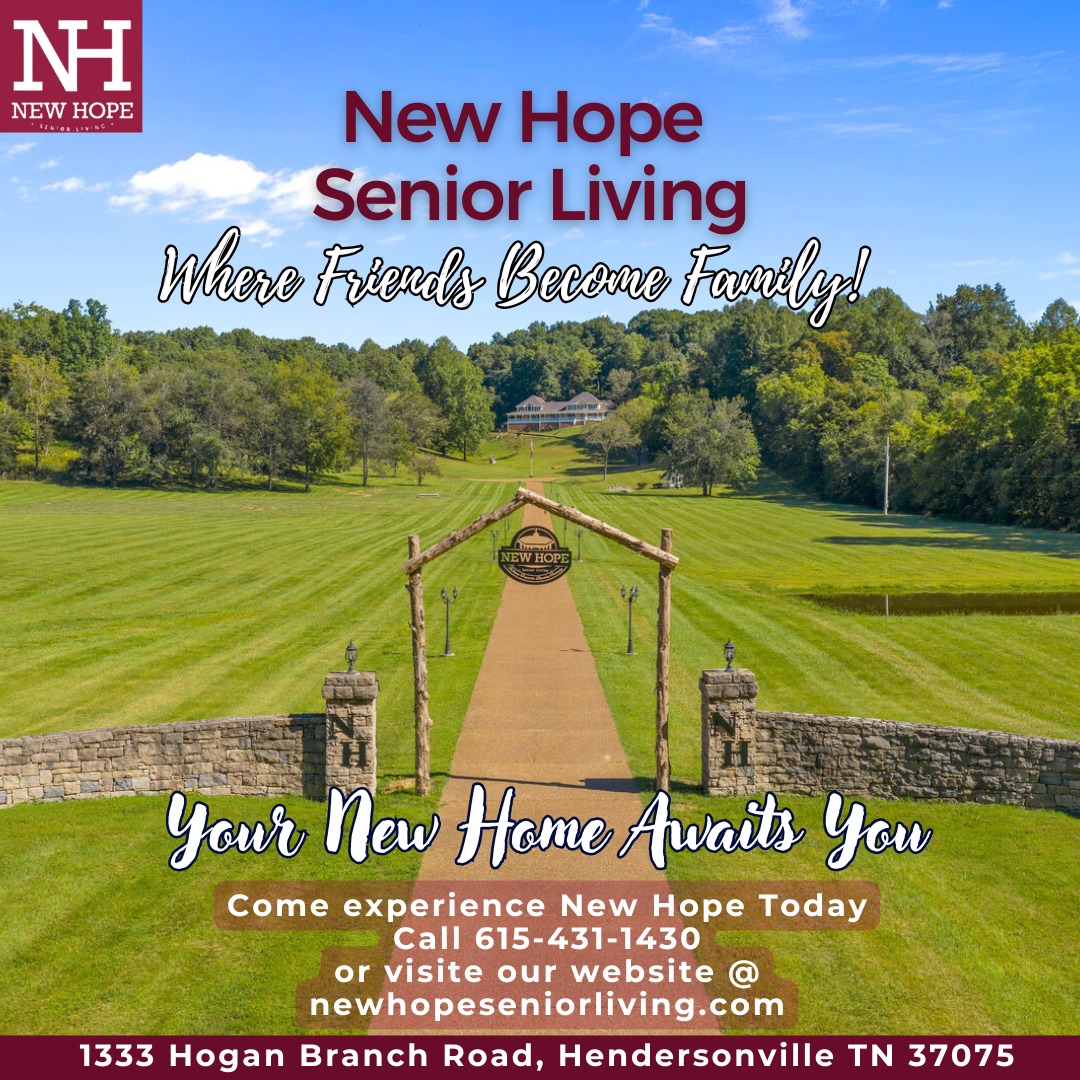 NewHopeSL's tweet photo. Welcome to New Hope Senior Living ❤️
Where friends become family, and every day feels like home. Located in the heart of Hendersonville, TN, we offer a warm and caring community for your loved ones. Your New Home Awaits You! 
#Family #AssistedLiving #wherefriendsbecomefamily https://t.co/ODqE7ZBVMo