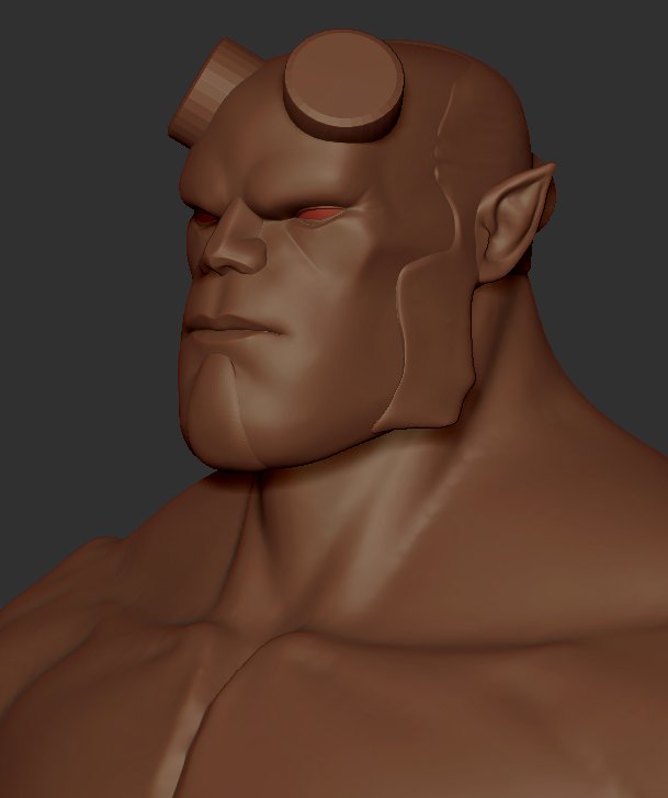 trevital237's tweet photo. #basemesh #hellboy #zbrush #highpoly https://t.co/bgcQDKbhP7