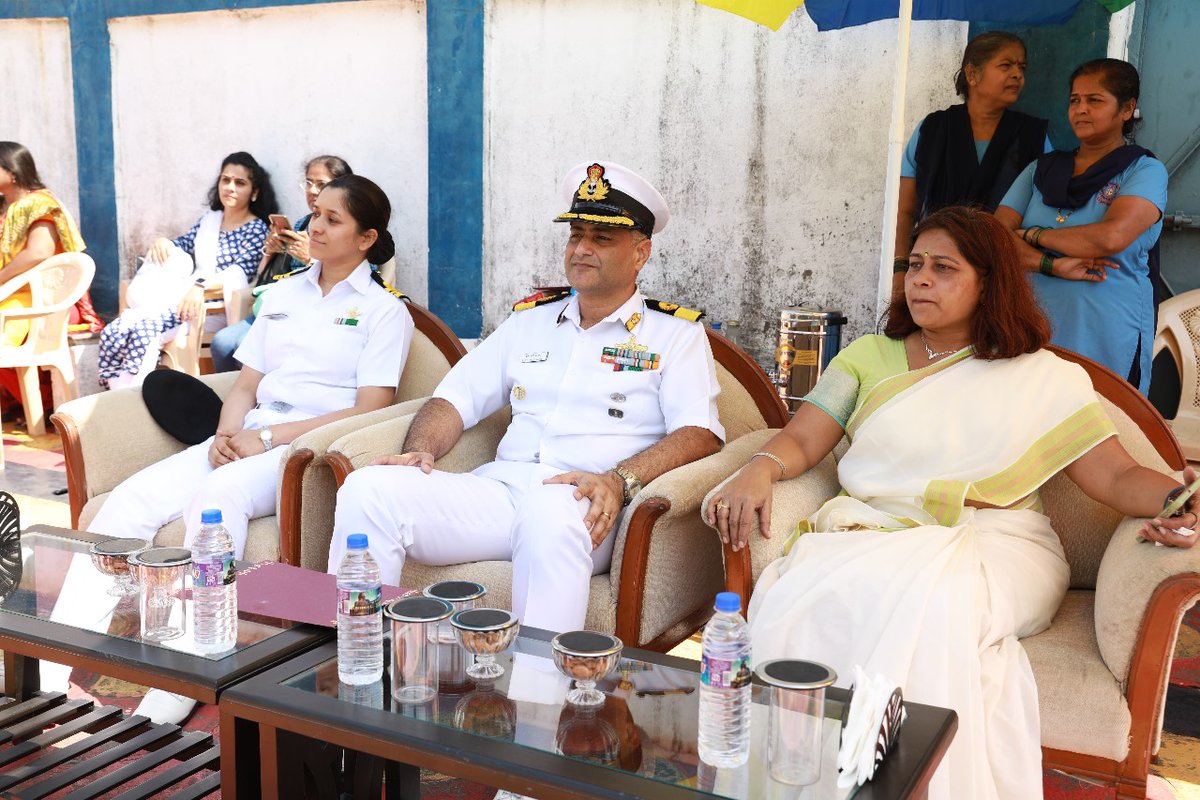IN_NCSMumbai's tweet photo. A splash of excitement at NCS Mumbai's Aquatic Annual Meet! Students from U/8 to U/18 showcased their skills in freestyle, breaststroke, backstroke &amp; butterfly. Cmde Chiplunkar (NCS Mumbai Vice Chairperson) was Chief Guest for juniors, and Cmde Kohli (CO, INS Angre) for seniors. https://t.co/t4qwtQjrch