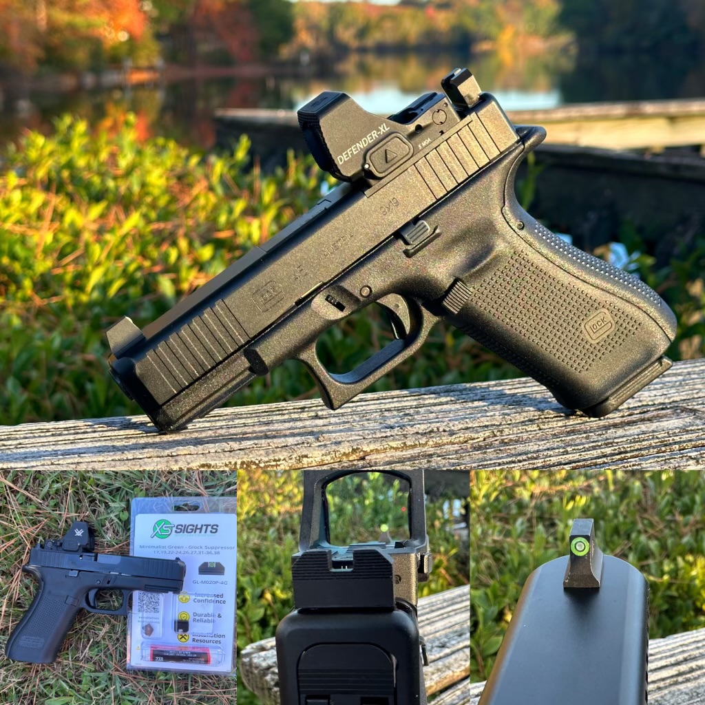 Mrgunsngear's tweet photo. Added some XS Sights optics height sights to co-witness with the Vortex Defender XL red dot on my Gen5 Glock 45 MOS from Brownells 👊🏽
#CastingDock #vortex #XSSights #glock #BigWindow #perfection https://t.co/aGOSYZVfoI