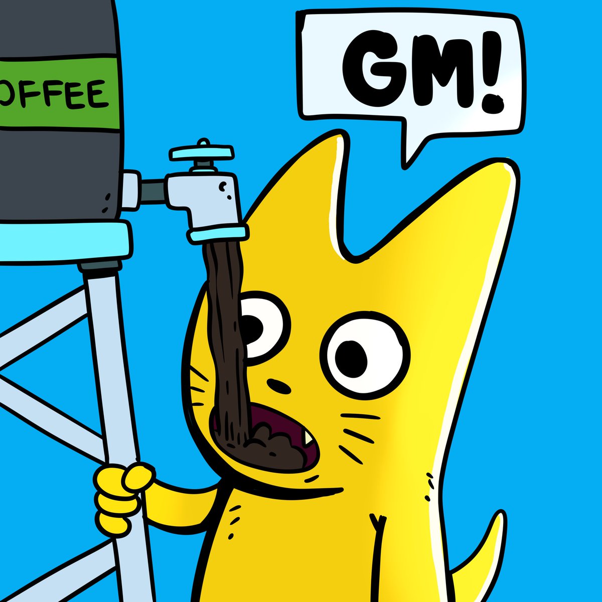 GM☀️

Who has enough Coffee ☕️ 
Never enough Coffee☕️

#Doge #Doginals $Doge