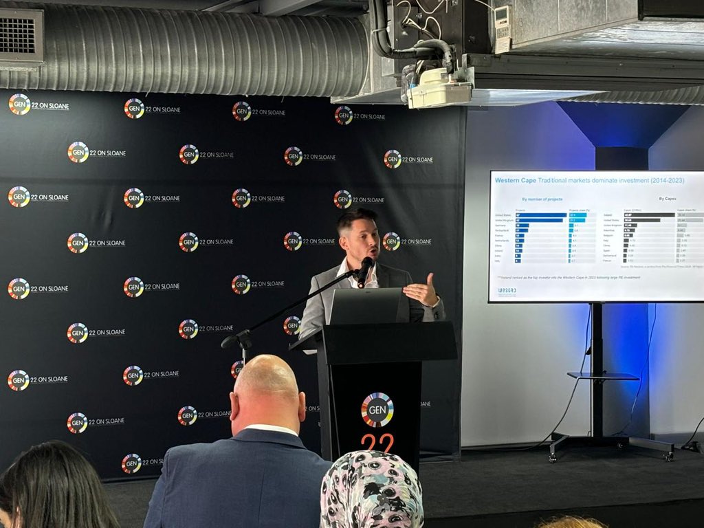 GEN22OnSloane's tweet image. Today, we had the honour of hosting the #AESIS Investor Ecosystem Engagement at our Cape Town Hub, in Green Point. 

This dynamic event brought together key early-stage investors, ecosystem players, and some of the Western Cape’s stakeholders.