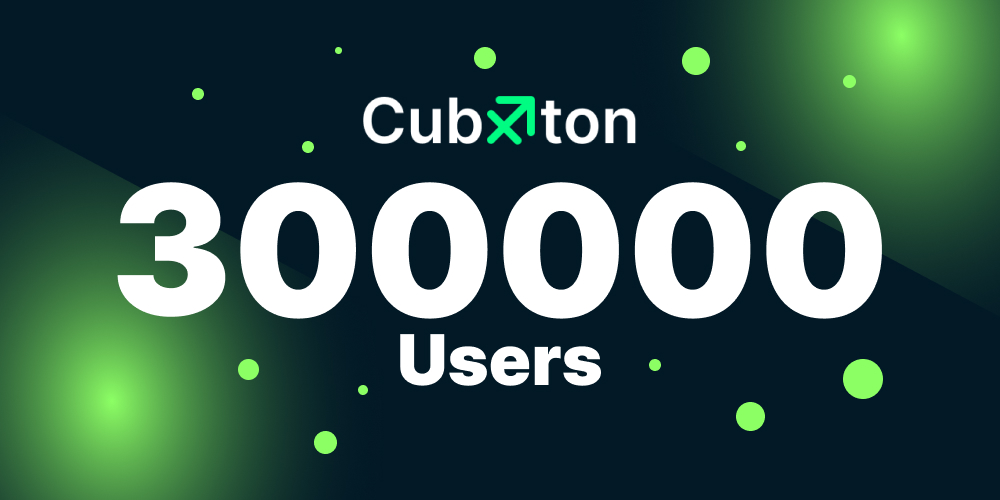 Cubxton's tweet photo. 🔥 Exciting news! 🚀 Our community has hit 300,000 active users! 🙌 Thanks for your trust and support—we’re just getting started! Big updates and new features coming soon. Stay tuned! 💥 #CUBXTON https://t.co/91AMSjtNnF