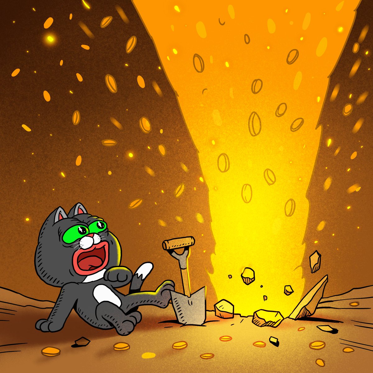 pepecattoken's tweet image. Welcome aboard, $PEPECAT fam! You just struck gold 🪙. Dive into the community vibes, and buckle up, this journey’s only getting started! 🚀🐸🐱✨

👉dexscreener.com/solana/cycvvs1…

#pepecat #pepecatarmy #memecoinonsolana