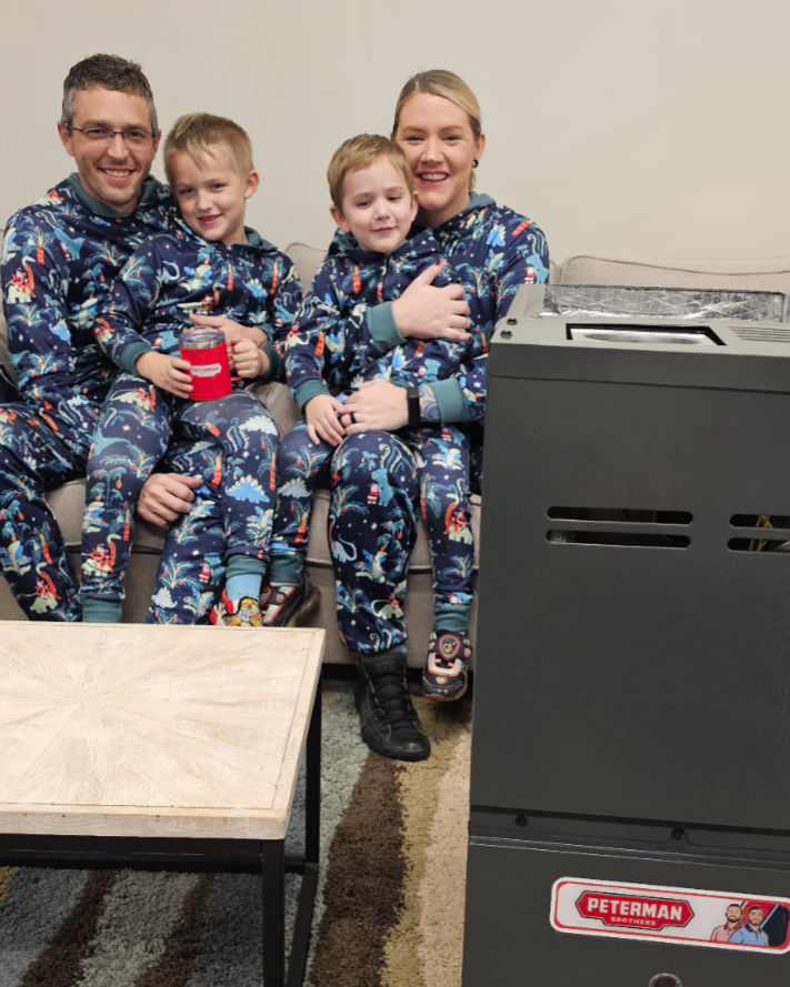 PetermanBros's tweet image. A smiling family...in matching holiday dino pajamas...with a furnace...

We wonder where the next commercial will be? 🎄🎁

Make a guess below and watch for our latest commercial coming soon! 

#PetermanBrothers #Commercials #BTS