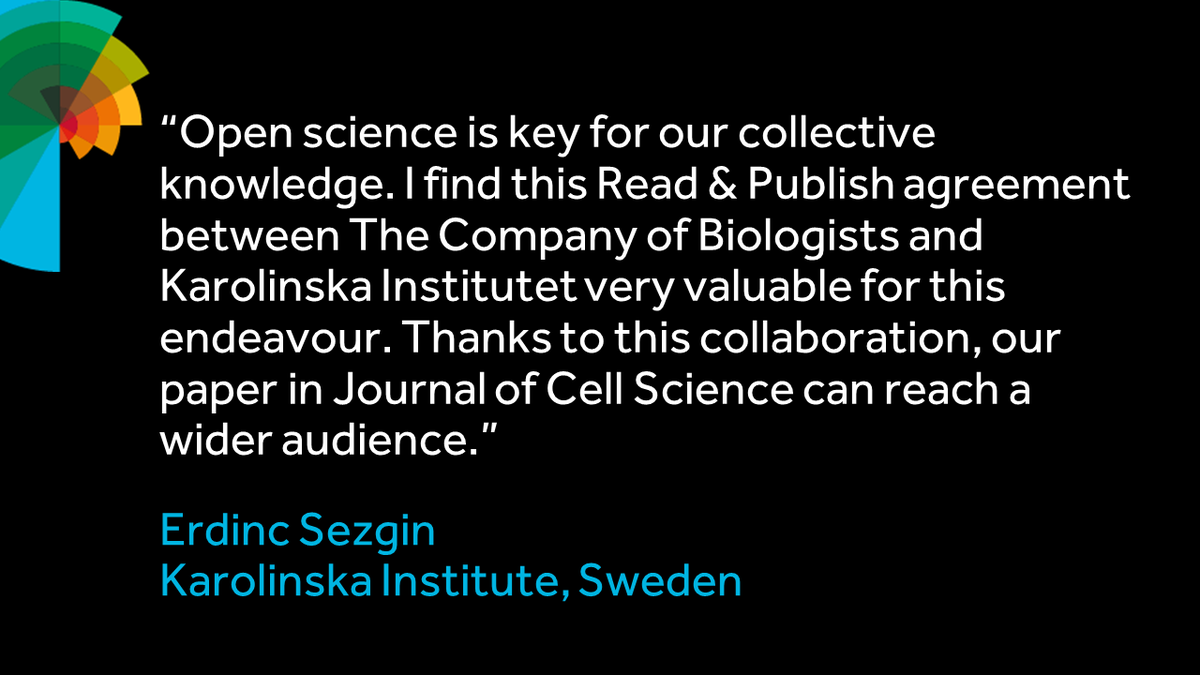 The Company of Biologists (@co_biologists) on Twitter photo Thank you to Erdinc Sezgin <a href="/Sciezgin/">Erdinc Sezgin</a> for sharing his experience of fee-free #OA publishing <a href="/J_Cell_Sci/">J Cell Science</a> via our #ReadAndPublishagreement with <a href="/karolinskainst/">Karolinska Institutet</a> <a href="/kibiblioteket/">KIB</a>
Read Erdinc’s paper bit.ly/3OslNyZ
Is your institution participating? bit.ly/3O7BxGi Thank you to Erdinc Sezgin <a href="/Sciezgin/">Erdinc Sezgin</a> for sharing his experience of fee-free #OA publishing <a href="/J_Cell_Sci/">J Cell Science</a> via our #ReadAndPublishagreement with <a href="/karolinskainst/">Karolinska Institutet</a> <a href="/kibiblioteket/">KIB</a>
Read Erdinc’s paper bit.ly/3OslNyZ
Is your institution participating? bit.ly/3O7BxGi