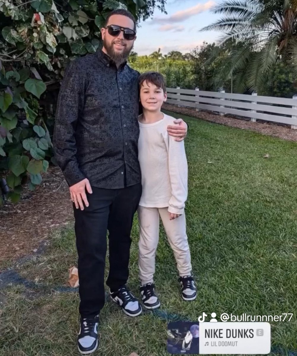 BullRunnner77's tweet image. Matching dunks. My nephew wearing the dunks I bought him.  #Dunks #Nike