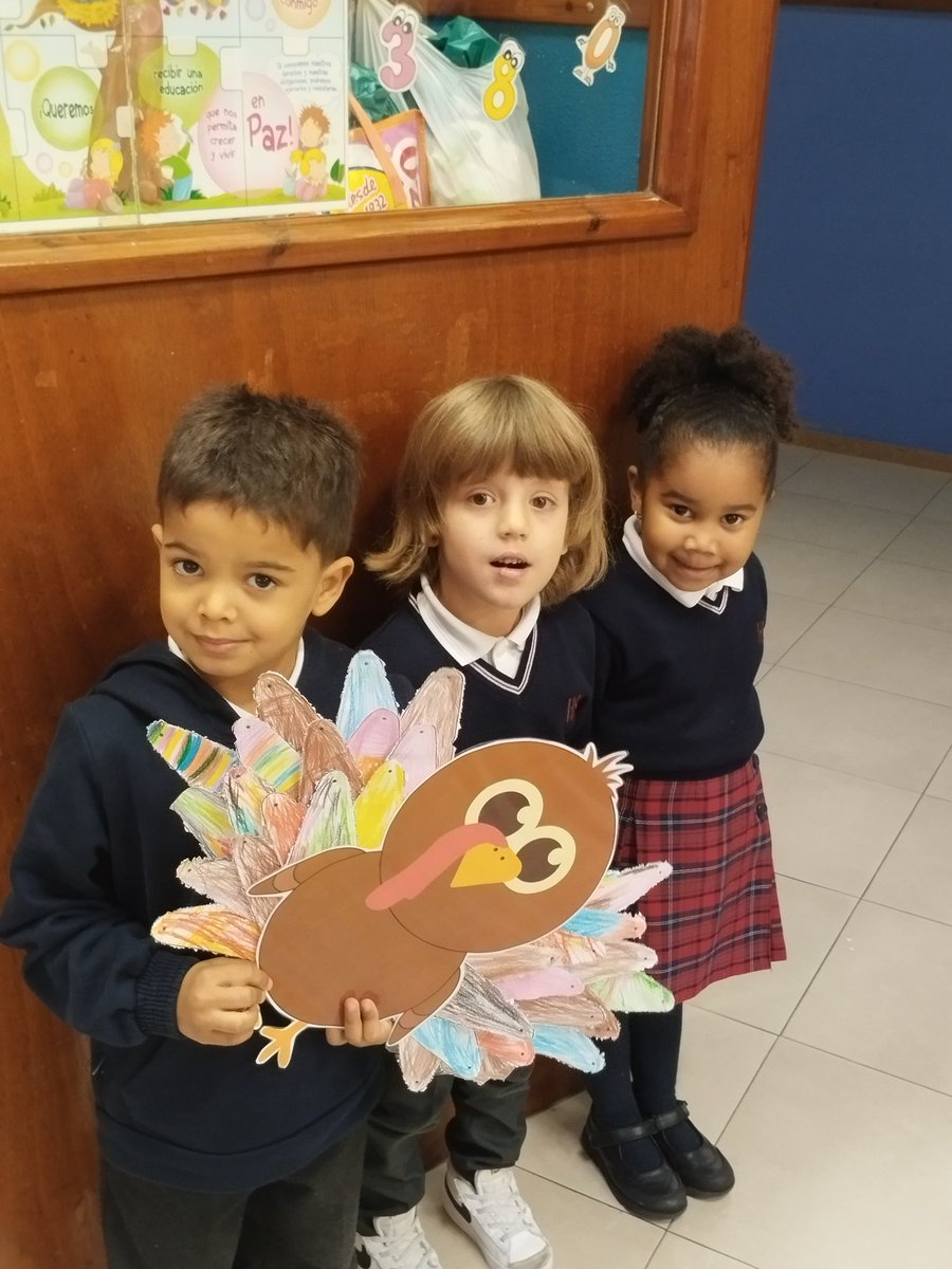 Esta semana estamos de celebración en infantil. A través de la fiesta de Tanksgiving nos acercamos a las tradiciones de la lengua inglesa. Todo con nuestros profes de inglés 🇬🇧
#viveelcamino #valorhsj #ingles #infantil #colegiozaragoza