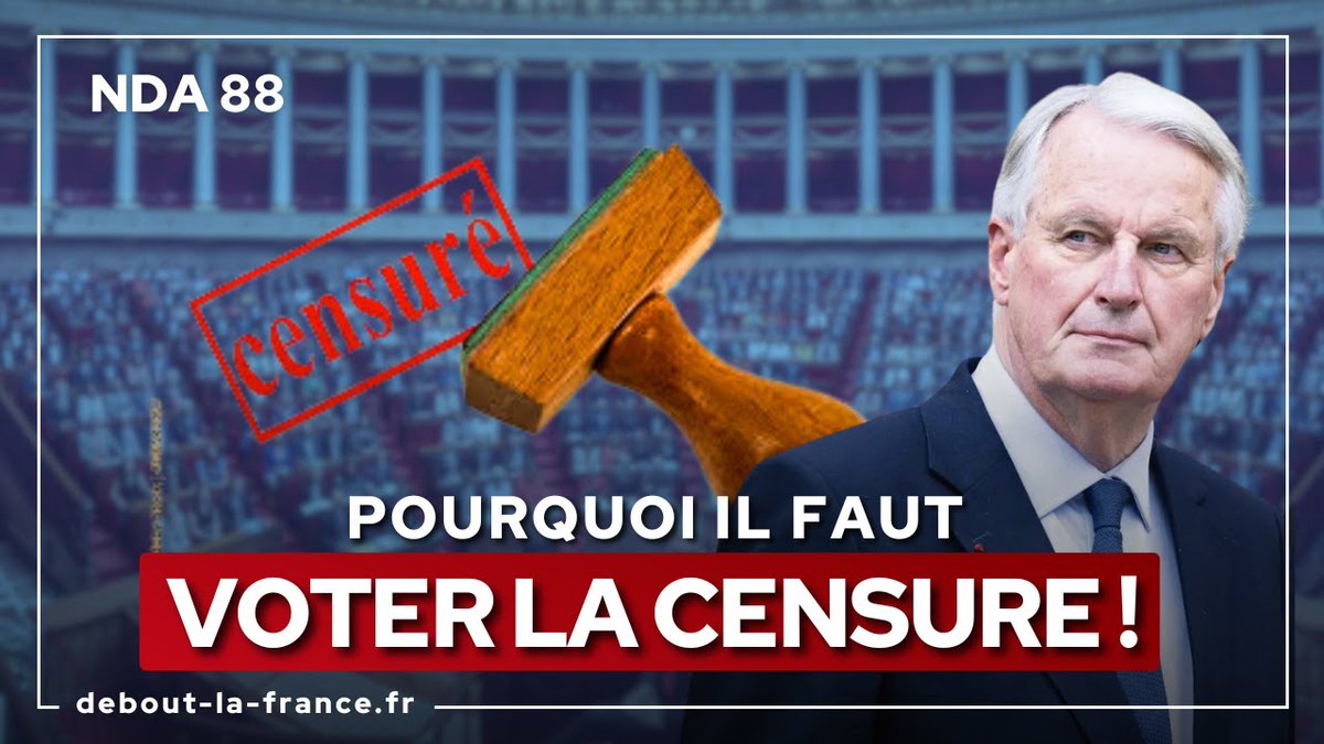 Les nuisibles qui nous gouvernent n'ont plus d'autre moyen que de faire peur aux Français pour se maintenir au pouvoir.
Aucune culpabilité à avoir ! Il faut censurer au plus vite !

🔴Retrouvez ma nouvelle vidéo YouTube👇
youtu.be/6xg6cmBZuwU?si…

#vitelacensure #vitelademission
