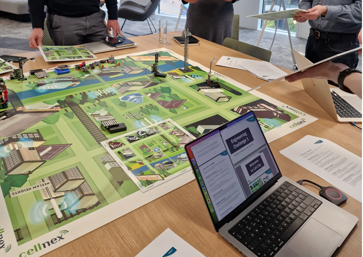CellnexFndn's tweet photo. Building Connected Communities π
Cellnex volunteers in the #UK ran activities in schools, using a #CellCity model to teach students how telecom connects people π‘ ποΈ
Students designed networks, connected smart devices, and explored careers in telecom! ππΌ https://t.co/5BQMhtIhKk
