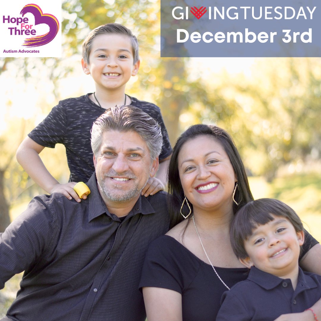 Hope_for_three's tweet image. Let’s make this Giving Tuesday impactful for families in need. Your gift matters. 💙Donate today!
hopeforthree.org/ways-to-help/g…
.
.
.
#HopeForThree #GivingTuesdy #GivingTuesday2024 #autism #autismcommunity #autismsupport