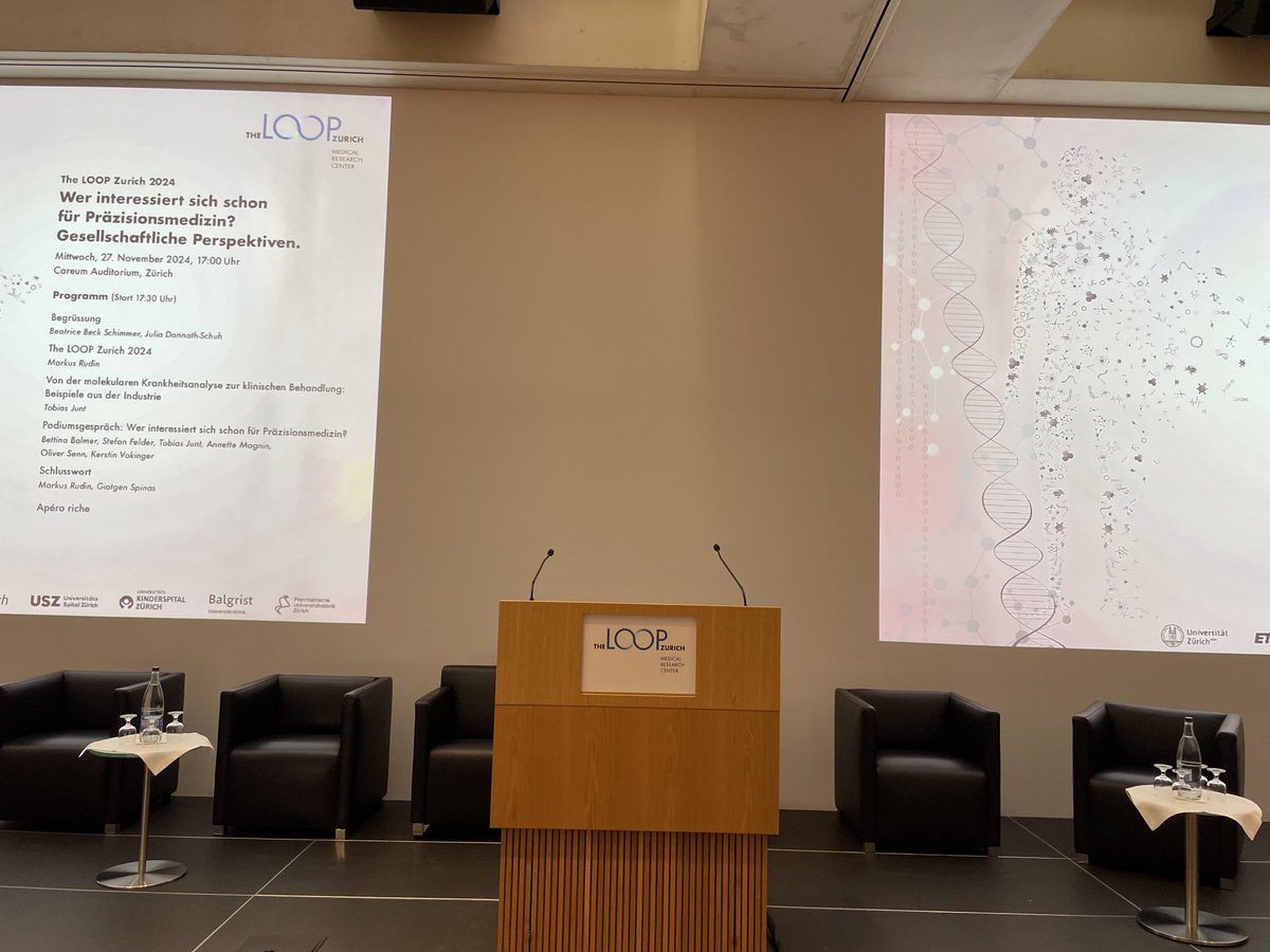 TheLOOPZurich's tweet image. We are ready for The LOOP Zurich 2024. „wer interessiert sich für Präzisionsmedizin?“ See you soon