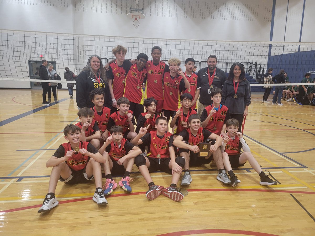 WCDSB Athletics (@wcdsbathletics) on Twitter photo Congratulations to our regional boys' volleyball champions <a href="/HSFlames/">Holy Spirit School WCDSB Cambridge</a> !! Congratulations to our regional boys' volleyball champions <a href="/HSFlames/">Holy Spirit School WCDSB Cambridge</a> !!
