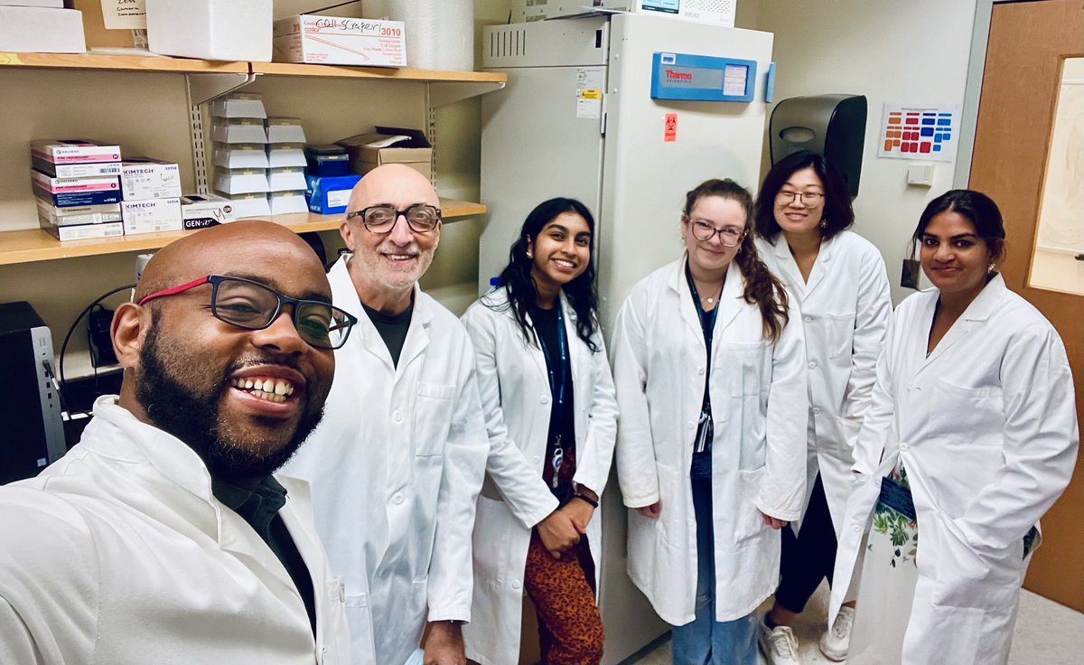 Grateful for the incredible lab team I get to work with! Thank you for making science a joy! #Teamwork #ThankfulForScience #LabLife #Gratitude
