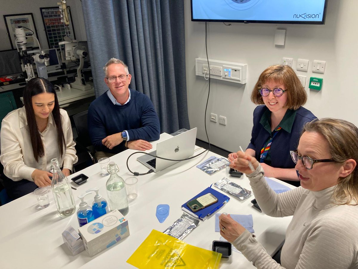 Optometry Ireland (@optomireland) on Twitter photo This week the National Optometry Centre at Technical University Dublin hosted Dr Andrew Hopkinson and Tonicha Spencer from Nuvision who gave a talk and demonstration on the Omnigen amniotic membrane and Omnilenz therapeutic option for ocular healing. <a href="/RADHARC_Journal/">Radharc Journal</a> This week the National Optometry Centre at Technical University Dublin hosted Dr Andrew Hopkinson and Tonicha Spencer from Nuvision who gave a talk and demonstration on the Omnigen amniotic membrane and Omnilenz therapeutic option for ocular healing. <a href="/RADHARC_Journal/">Radharc Journal</a>