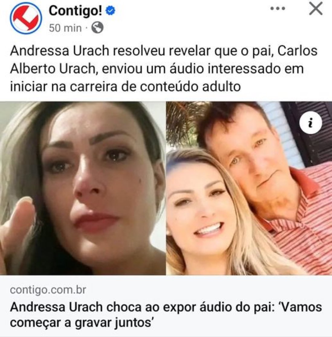 realmente a notícia que vai mais chocar sobre a andressa urach eh sempre a próxima