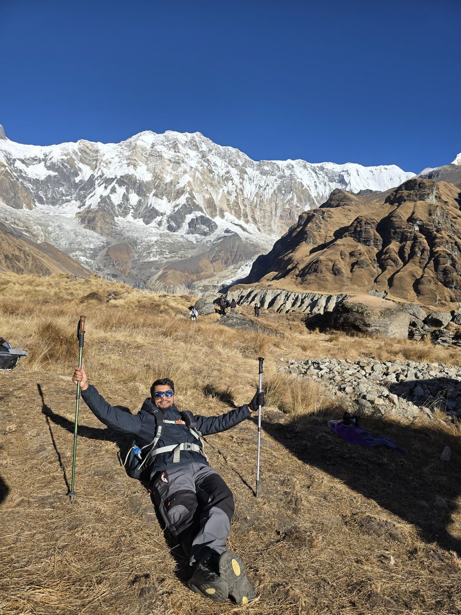 All the way from ABC trek.