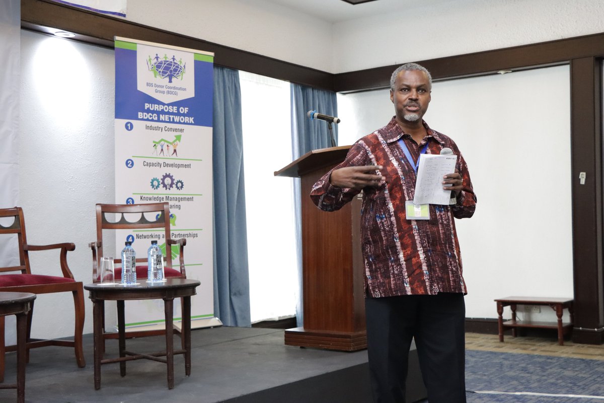 Charles Wasike of <a href="/denmarkinkenya/">Denmark in Kenya</a> and Paul Mbole <a href="/P4Gpartnerships/">P4G</a> shared insights on trends and how they affect funding priorities and partnerships during the donor round table thematic session. 

#BDCGSymposium2024