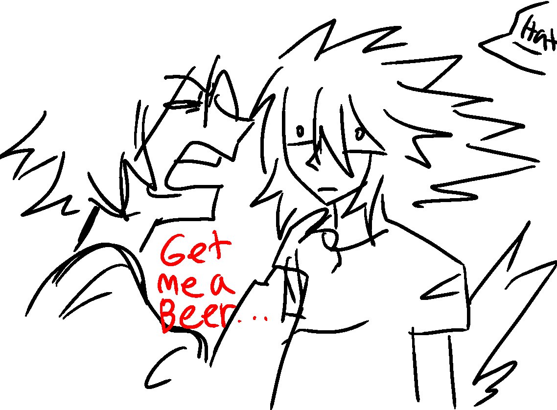 VALVENIAC's tweet photo. vent art don’t repost cause this happened to me irl cause I was cramping and some emo came up to me and I told him to get me a beer and it was very trauma core and like I have ptsd and I got to go to a therapist over it and I have a fear of emos yknow so like it’s hard
#evbit https://t.co/8txEhTcwwo