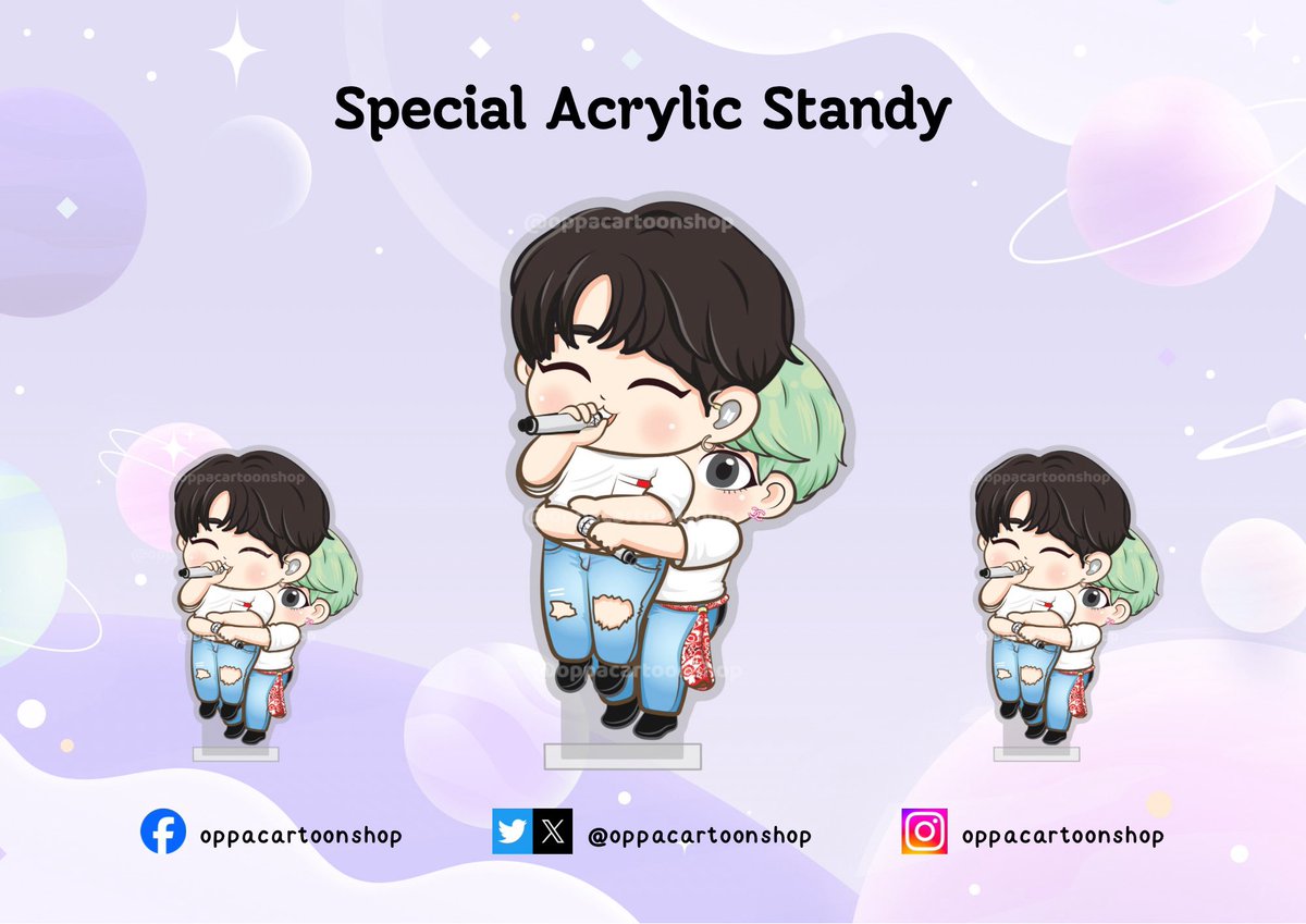 oppacartoons's tweet photo. *ﾟ+.｡:;+.:;｡+ﾟ*♡ *ﾟ+.｡:;+.:;｡+ﾟ*

Special KOOKV Acrylic Standy Ver.2

＊┈┈＊┈┈＊┈┈~⋆˚.•✩‧₊⋆

At #7EUyourTEsmileAMO_kvym

✧･ﾟ: *✧･ﾟ:* ☆  ᙏ̤̫͚ ₍ᐢ ɞ̴̶̷.̮ɞ̴̶̷ ᐢ₎ *:･ﾟ✧*:･ﾟ✧

#jungkook #taehyung #kookv
#fanartbts #BTS #bangtangboys
#ตลาดนัดบังทัน https://t.co/SctgnL8dQd
