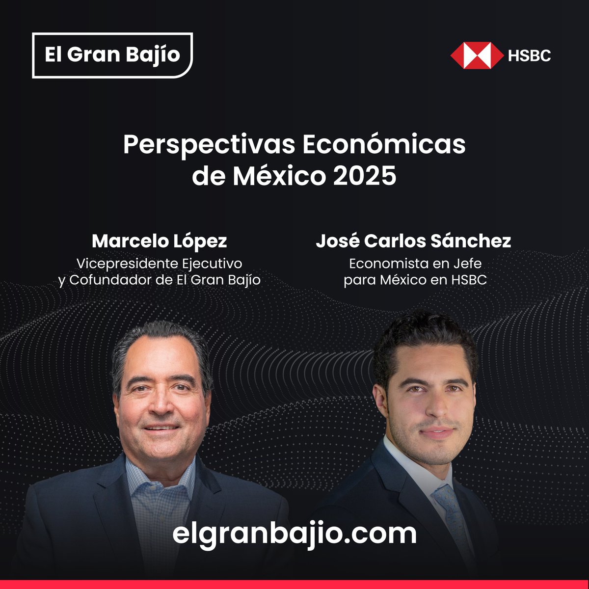 Nuevo episodio del podcast <a href="/ElGranBajio/">ElGranBajío</a> 

Hablamos con Marcelo López y José Carlos Sánchez de <a href="/HSBC_MX/">HSBC México</a>  sobre el futuro económico de México en 2025.

¡Descubre los retos y oportunidades que nos esperan! Escúchalo ahora. 🎧 youtube.com/watch?v=iioqWP…

#Economía #México2025 #Podcast
