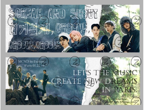 ZeWell_1's tweet photo. #banner  that I design/create ✨️ (recap over years🤧) 
Ps: thanks to fanbases who trust me 🥹 

~2024~

1- #MCND 23.01 》 non-official (1st ><)
2- #EVERGLOW 25.01 》official ("imposed" design ^^)
3- #IM 28.07 》non-official
4- MCND 05.12 》official

1 is coming 👀! (normally) https://t.co/4r5e0q8XAP