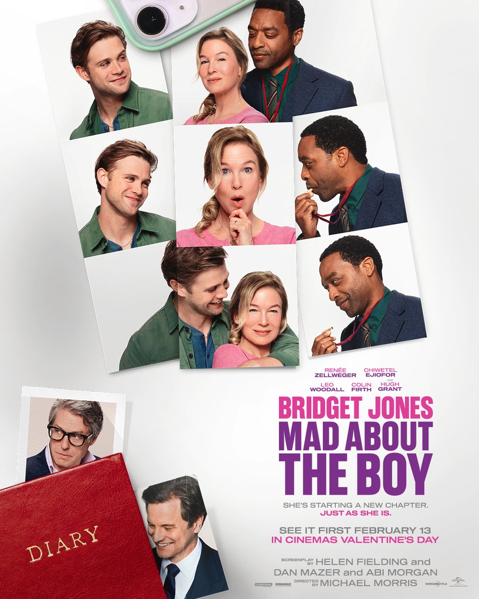 New love. New adventure. Same Bridget.
Bridget Jones: Mad About the Boy only in cinemas February 13