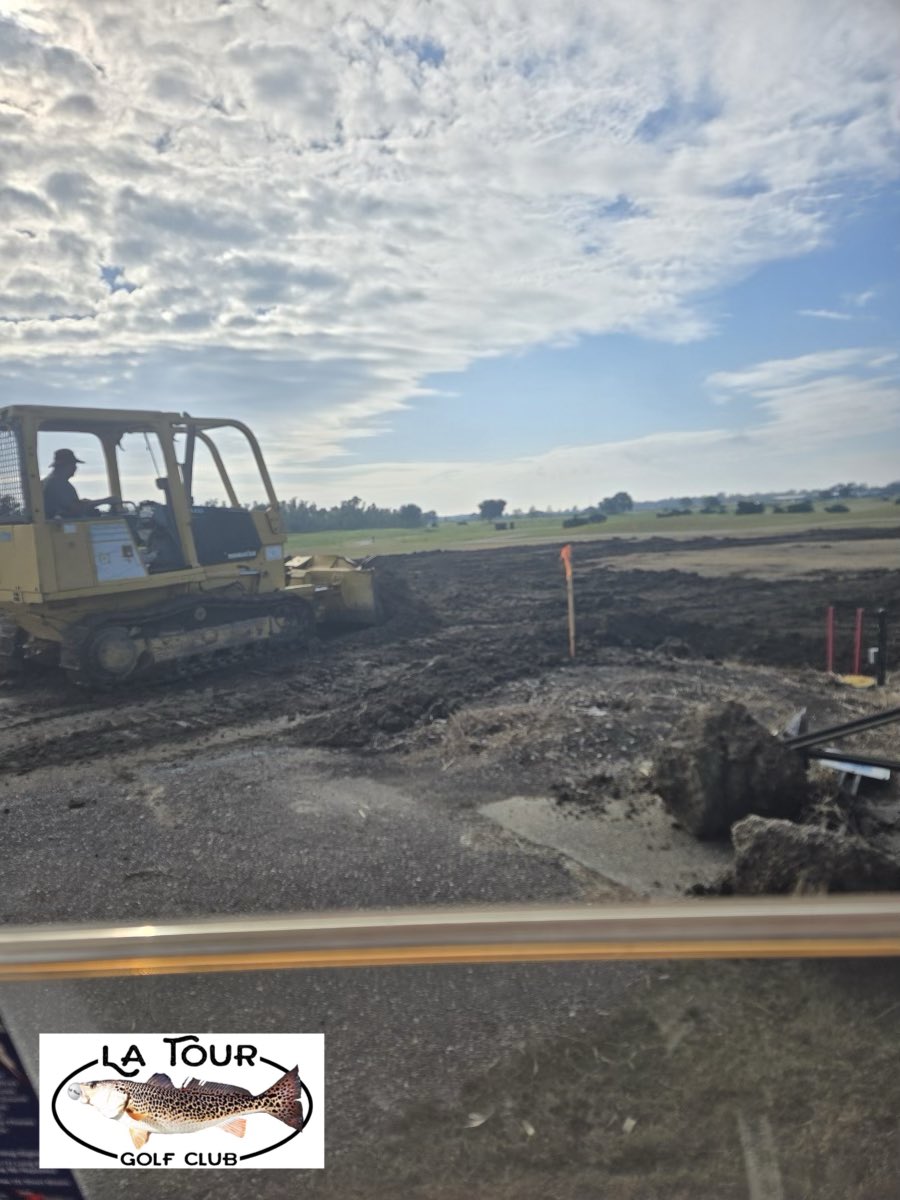 LaTourgolf's tweet photo. WE ARE BREAKING GROUND TODAY ON THE NEW CLUBHOUSE AND RESTAURANT‼️⛳️

☎️ Book online | https://t.co/NfqglsHLVx
Call the clubhouse | 985-532-0494 https://t.co/2nlVuw9Q2e