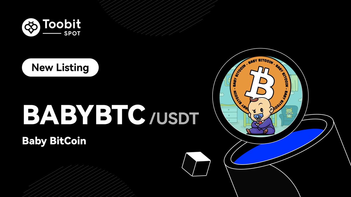 Toobit_official's tweet photo. #Newlisting alert🚨
$BABYBTC will be spot-listed on #Toobit!🤩
@BabyBitcoinBTC 

💰Deposit Opens on ▶️ 28th Nov 2024(UTC)
💱Spot Trade Opens at ▶️ 11.00 AM 29th Nov, 2024 (UTC)
💸Withdrawal Opens at ▶️ 30th Nov 2024 (UTC)

Learn more👇
https://t.co/z9tJnapnc0

#BABYBitcoin #MemeCoin