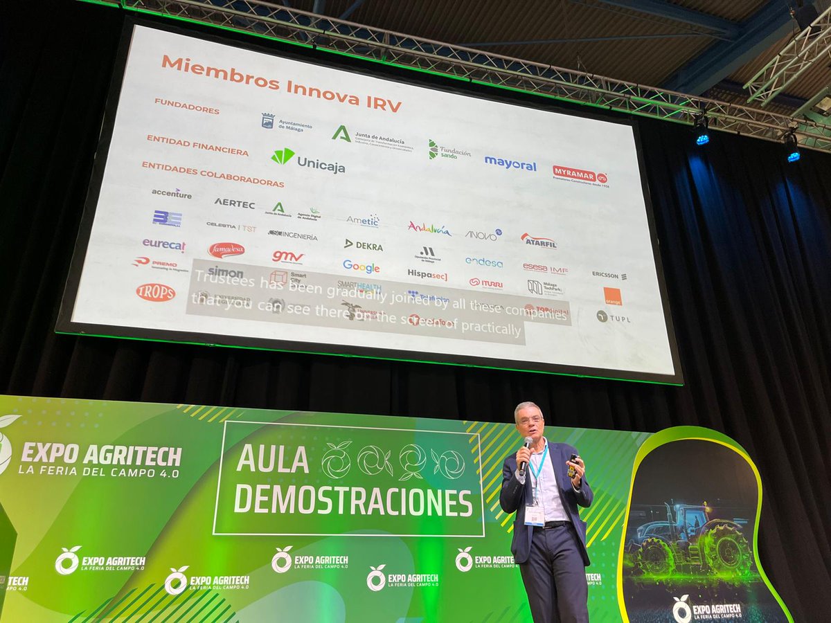 🗣️ Ignacio de la Vega, director de Eurecat-Innova, ha presentado el potencial de la unidad conjunta Eurecat -Innova IRV para trabajar en proyectos de #agrotech en un espacio titulado la “Tecnología innovadora para la sostenibilidad agrícola”

📍 <a href="/ExpoAgritech/">Expo AgriTech</a> // <a href="/Fycma/">Fycma</a>
