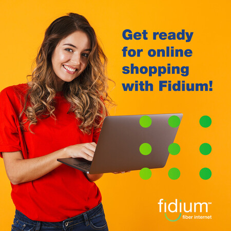 Don't let slow internet hold you back this shopping season. With, Fidium Fiber, you’ll be able to stay ahead of all the incredible Black Friday and Cyber Monday deals. Happy shopping! 🛍️ fidiumfiber.com